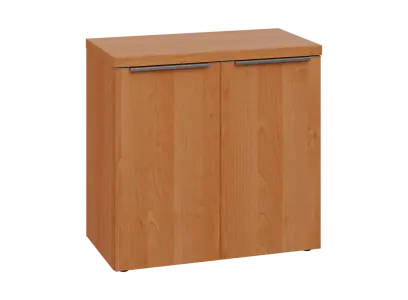 SIN 2 - 8D kancelářská skříň, 2-dveřová, 770x800x400, olše jantar